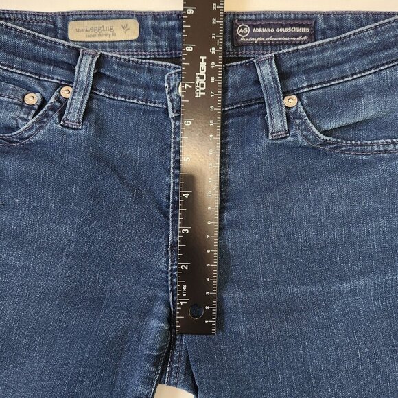 AG Adriano Goldschmied The Legging Super Skinny Fit 27 Blue Stretch Low Rise - Picture 6 of 10